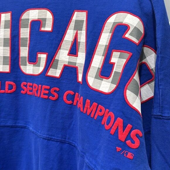 Fanatics Chicago Cubs 2016 World Series Champions Spirit Jersey Pullover Top S - Picture 3 of 5